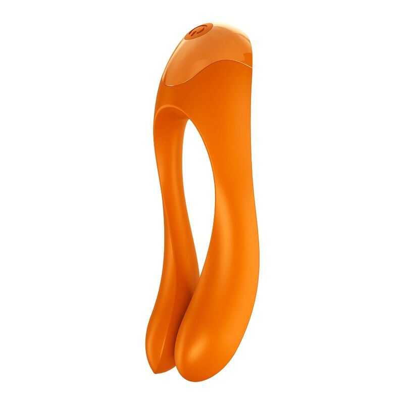 SATISFYER - ΔΟΝΗΤΗΣ ΔΑΧΤΥΛΩΝ CANDY CANE ΠΟΡΤΟΚΑΛΙ