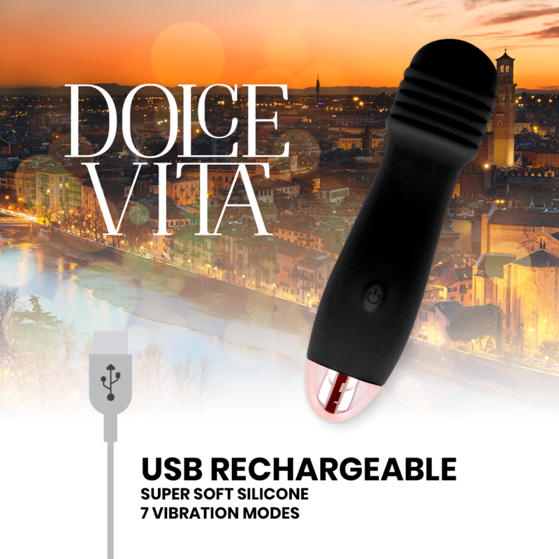 DOLCE VITA - ΕΠΑΝΑΦΟΡΤΙΖΟΜΕΝΟΣ ΔΟΝΗΤΗΣ ΤΡΙΩΝ ΜΑΥΡΟΣ 7 ΤΑΧΥΤΗΤΩΝ