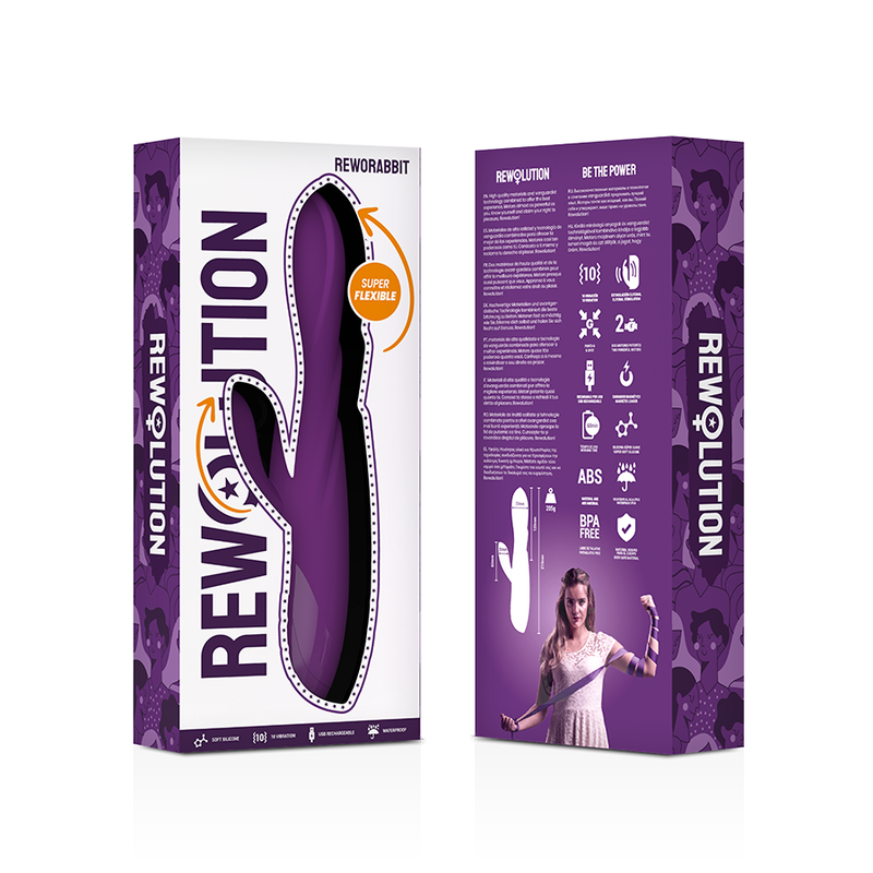 REWOLUTION - ΕΥΚΑΜΠΤΟΣ ΔΟΝΗΤΗΣ REWORABBIT ΜΕ ΚΟΥΝΕΛΙ