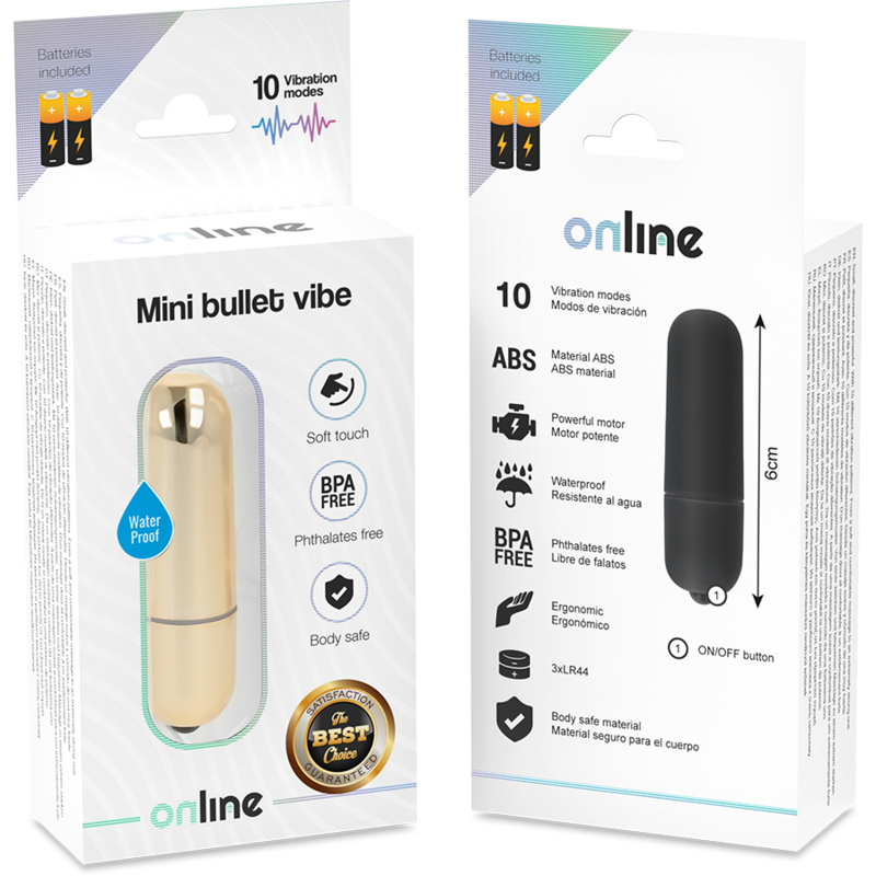 ONLINE - MINI BULLET VIBE ΧΡΥΣΟ