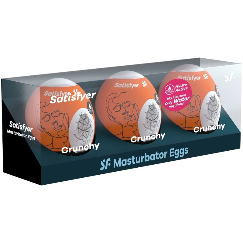 SATISFYER - 3 ΑΥΓΑ ΑΥΓΟΥ ΑΥΝΑΙΣΘΗΤΗΡΑ ΑΣΤΑΚΑ, ΑΓΡΙΑ & ΚΡΟΥΣΤΑ