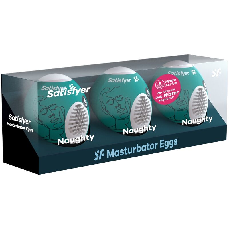 SATISFYER - 3 ΑΥΓΑ ΑΥΓΟΥ ΑΥΝΑΙΣΘΗΤΗ NAUGHTY