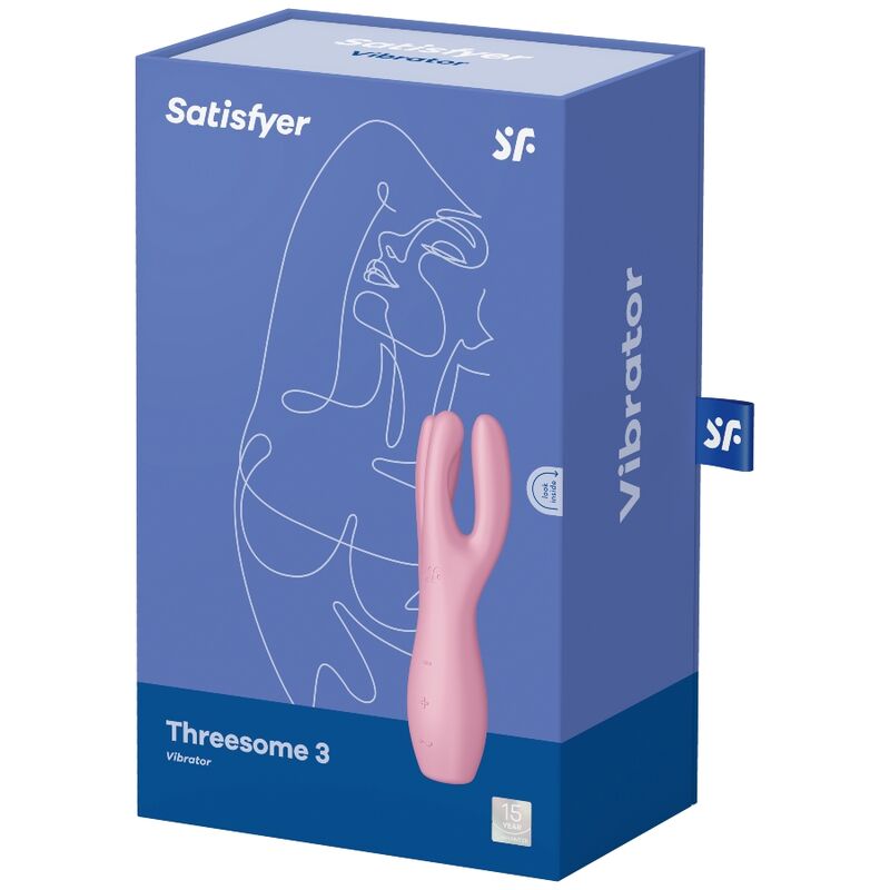 ΔΟΝΗΤΗΣ SATISFYER - THRESOME 3 ΡΟΖ