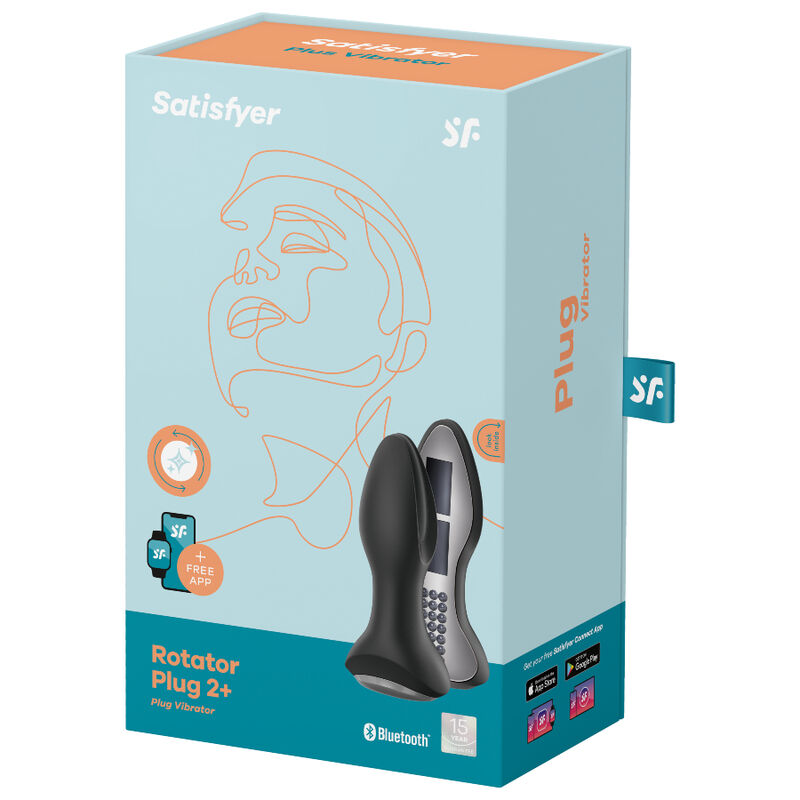 SATISFYER - ΠΕΡΙΣΤΡΕΦΟΜΕΝΟ ΒΥΣΜΑ 2+ ΔΟΝΗΤΙΚΟ ΜΑΥΡΟ