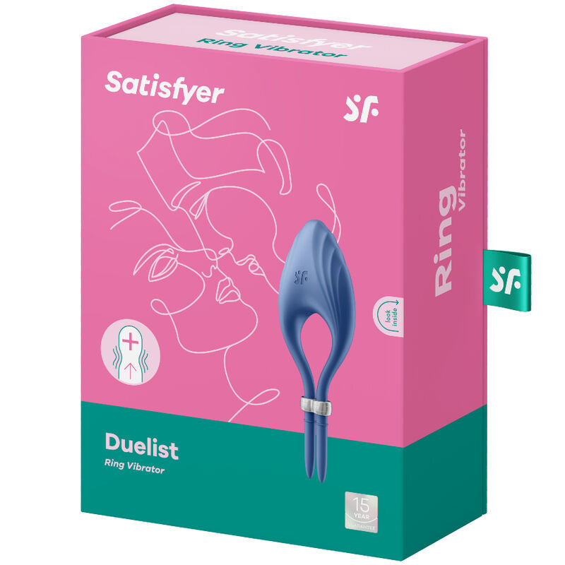 Δονητής SATISFYER - DUELIST RING ΜΠΛΕ