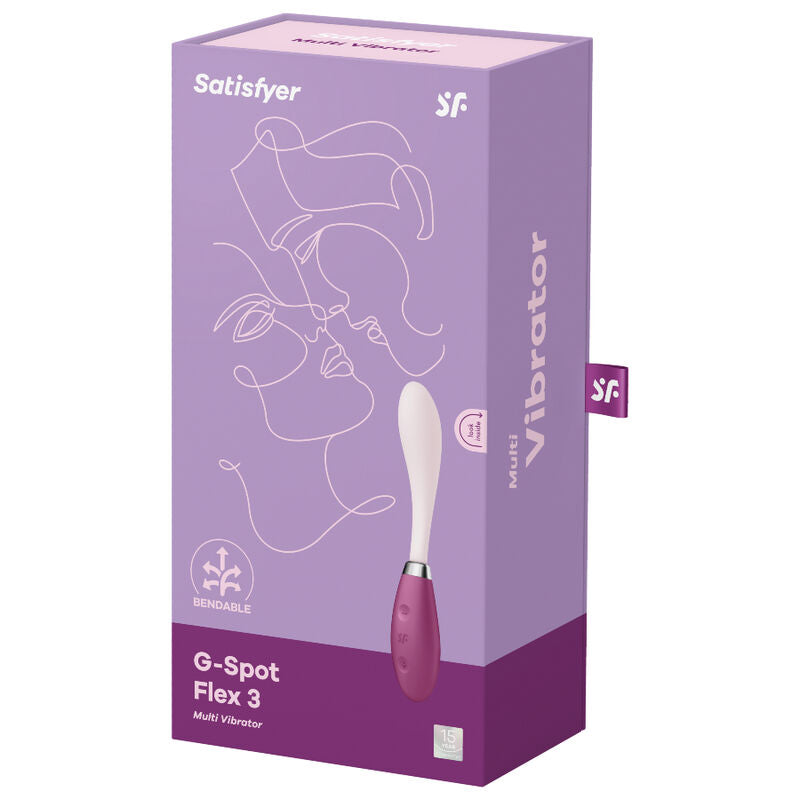 SATISFYER - ΠΟΛΥΔΟΝΗΤΗΣ G-SPOT FLEX 3 ΚΟΚΚΙΝΟΣ
