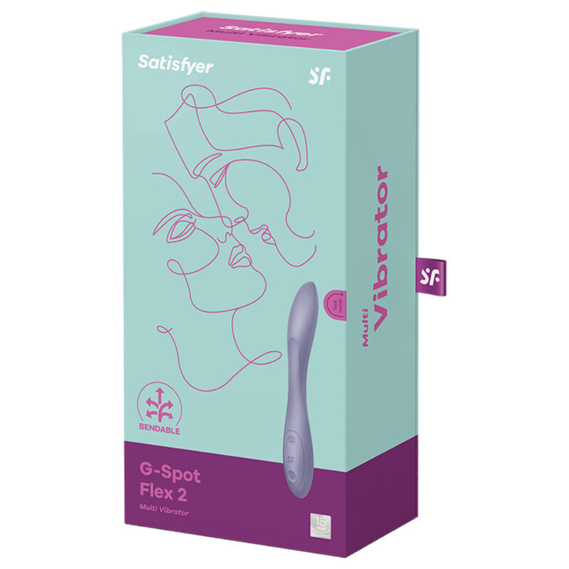 SATISFYER - ΔΟΝΗΤΗΣ G-SPOT FLEX 2 ΠΟΛΥΜΟΡΦΟΣ ΜΩΒ