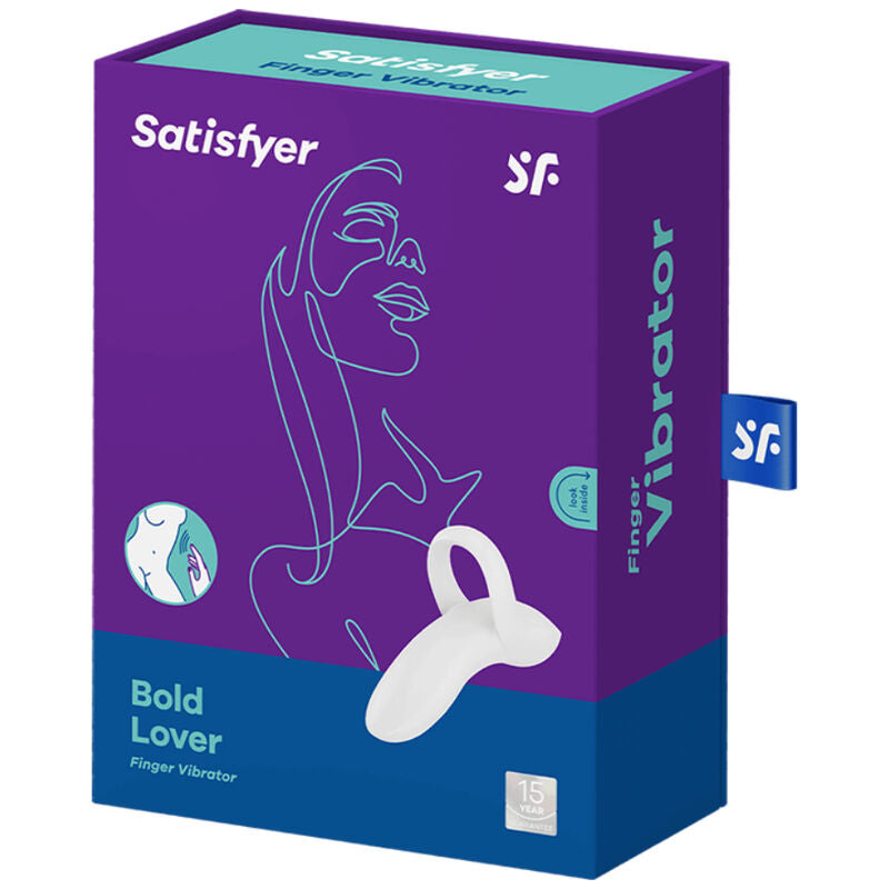 Δονητής δακτύλων SATISFYER - BOLD LOVER ΛΕΥΚΟΣ