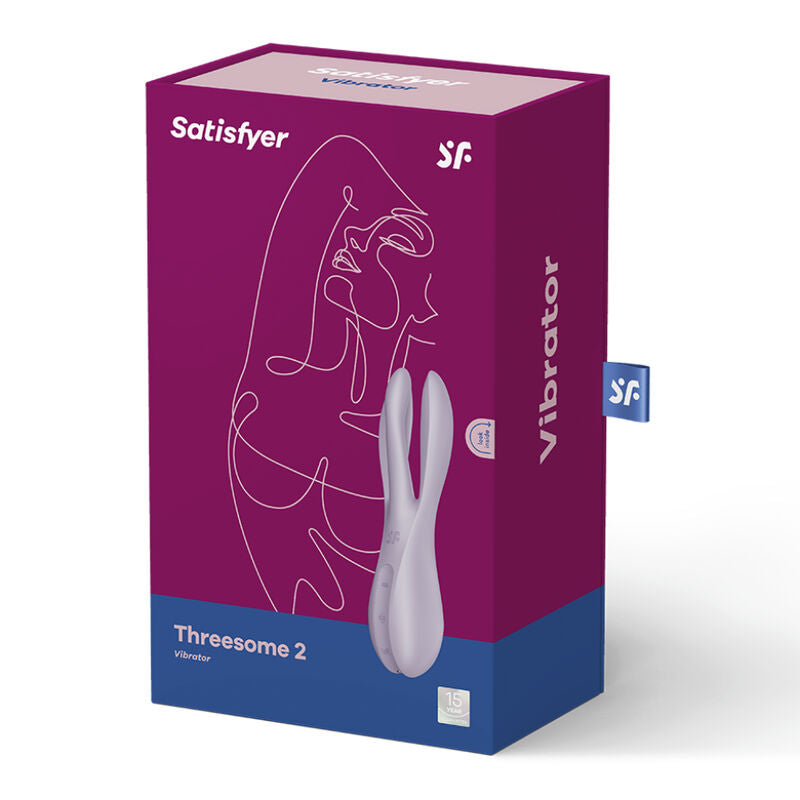 SATISFYER - THREESOME 2 ΔΟΝΗΤΗΣ VIOLET