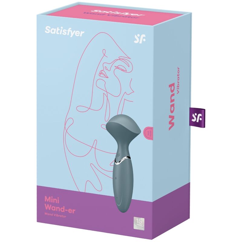 SATISFYER - MINI WOND-ER ΓΚΡΙ