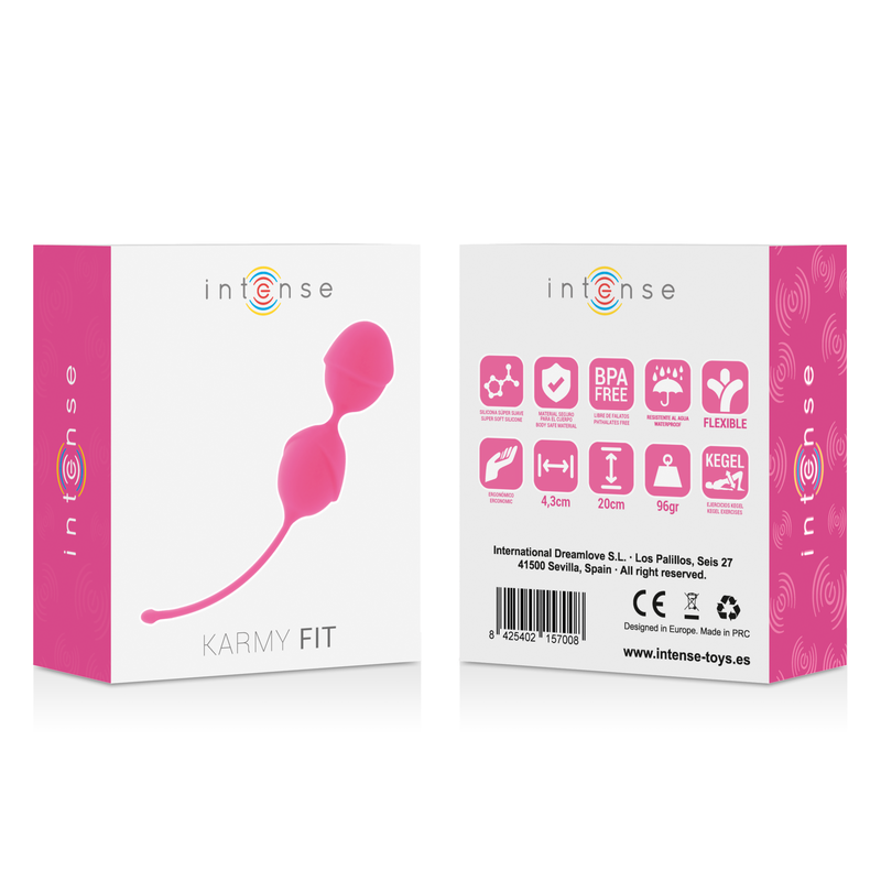 INTENSE - KARMY FIT KEGEL ΣΙΛΙΚΟΝΗΣ ΦΟΥΞΙΑ