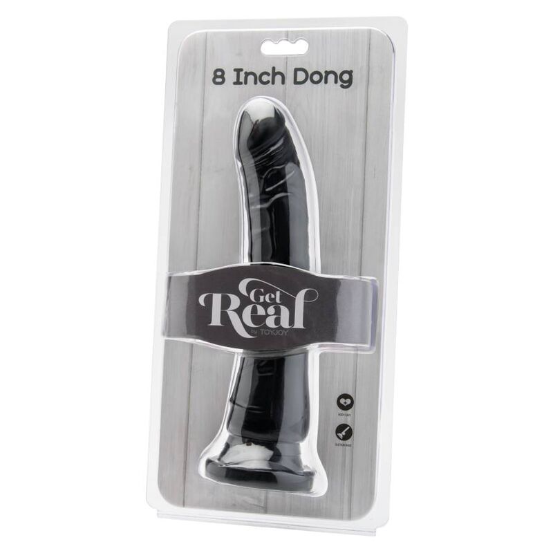 GET REAL - DONG 20,5 CM ΜΑΥΡΟ