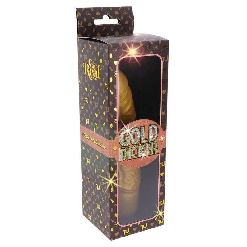 GET REAL - ΔΟΝΗΤΗΣ ΔΙΕΓΕΡΣΗΣ GOLD DICKER GOLD