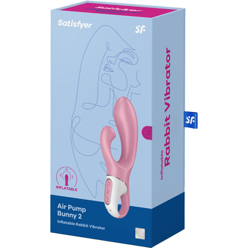 SATISFYER - ΑΝΤΛΙΑ ΑΕΡΑ BUNNY 2 ΡΟΖ