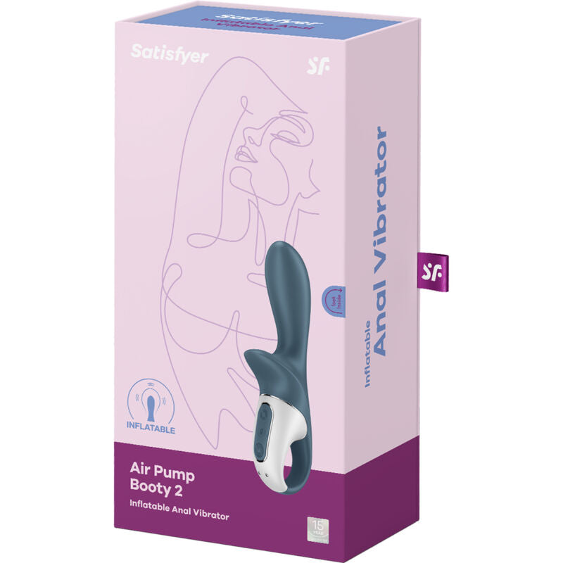 SATISFYER - ΑΝΤΛΙΑ ΑΕΡΑ BOOTY 2 ΣΚΟΥΡΟ ΓΚΡΙ