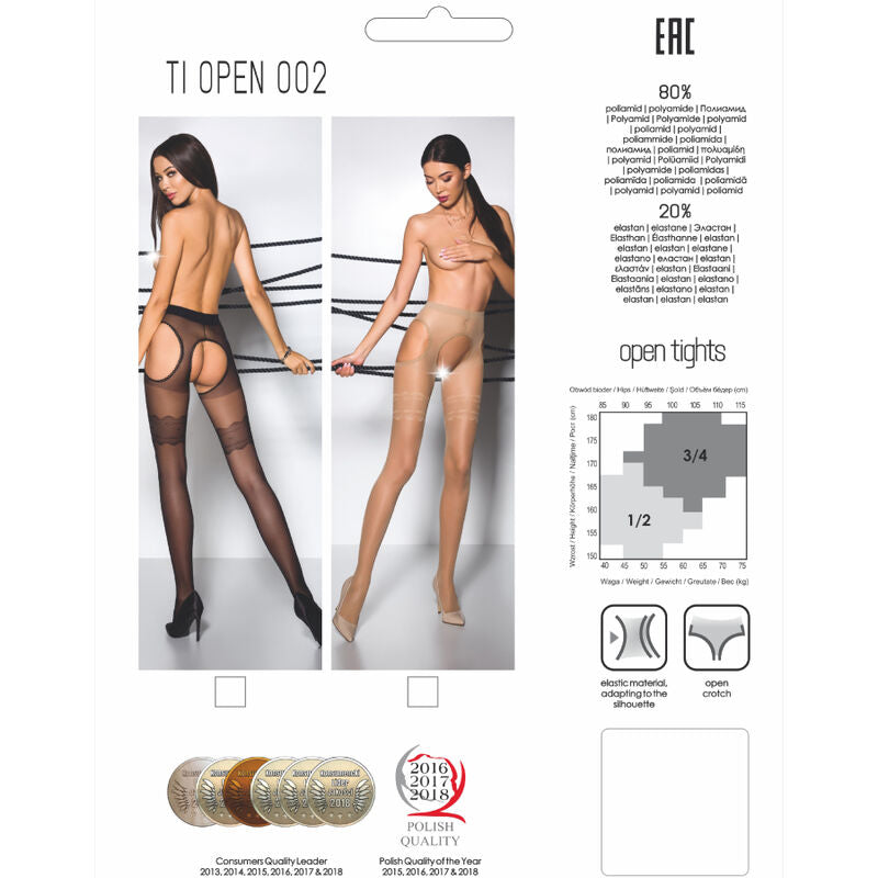 PASSION - TIOPEN 002 ΜΑΥΡΟ ΚΑΛΣΟΝ 3/4 20 DEN