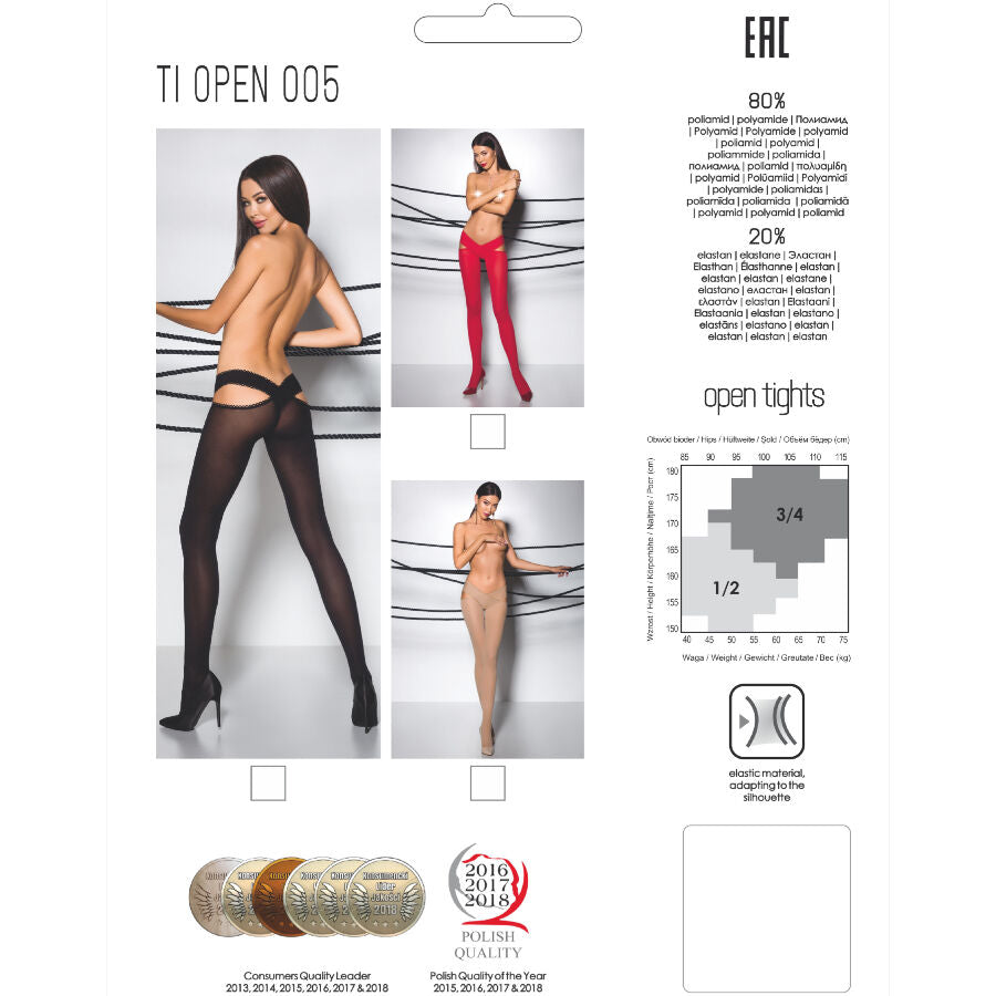 PASSION - TIOPEN 005 ΜΑΥΡΟ ΚΑΛΣΟΝ 3/4 60 DEN