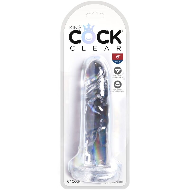 KING COCK - ΔΙΑΦΑΝΕΣ ΡΕΑΛΙΣΤΙΚΟ ΠΕΟΣ 15,5 ΕΚ. ΔΙΑΦΑΝΕΣ