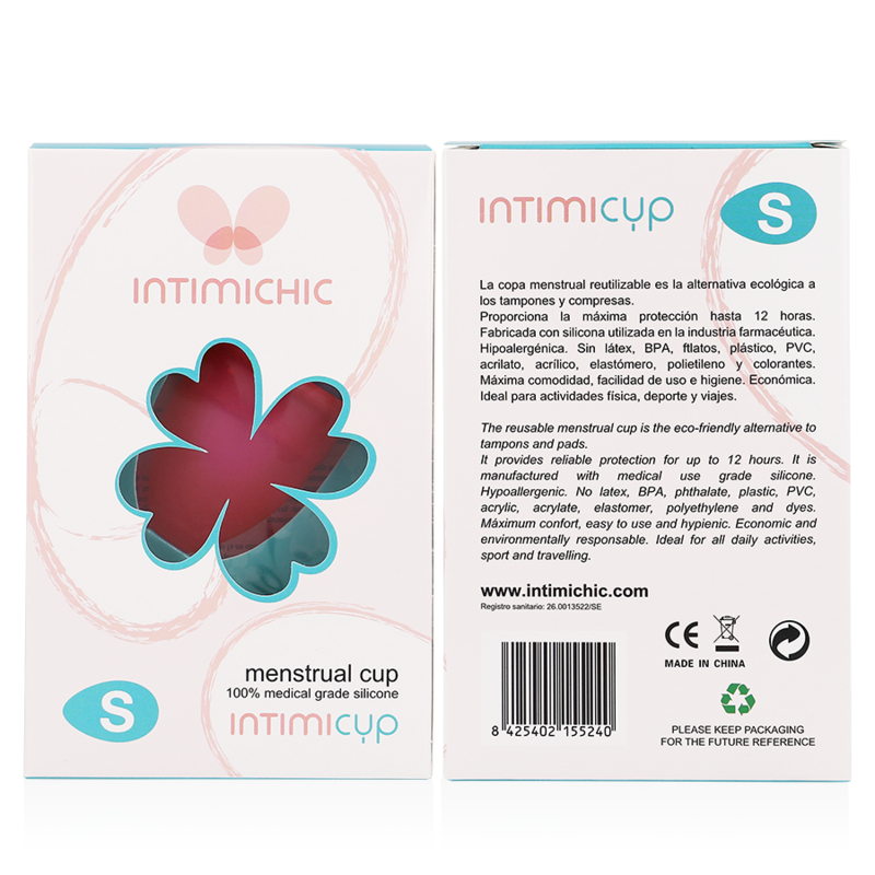 INTIMICHIC - ΚΥΠΕΛΛΟ ΕΜΜΗΝΟΣ ΑΠΟ ΙΑΤΡΙΚΗ ΣΙΛΙΚΟΝΗ - ΜΕΓΕΘΟΣ S