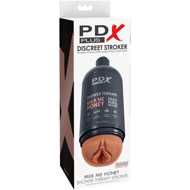 PDX PLUS - ΑΥΝΑΙΣΘΗΤΗΡΑΣ STROKER ΔΙΑΚΡΙΤΙΚΟΣ ΣΧΕΔΙΑΣΜΟΣ ΜΠΟΥΚΑΛΙΟΥ ΣΑΜΠΟΥΑΝ MILK ME ΜΕΛΙ ΚΑΙ ΓΑΡΥΔΙΑ