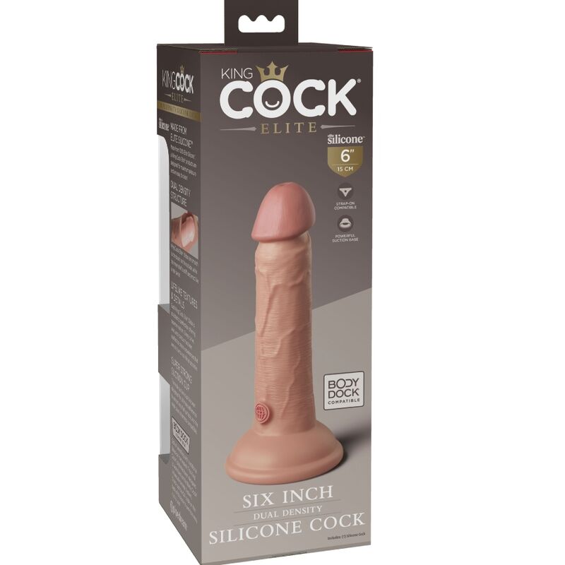 KING COCK - ELITE REALISTIC ΣΙΛΙΚΟΝΕΙΟ ΟΜΙΛΟ 15,2 ΕΚ.