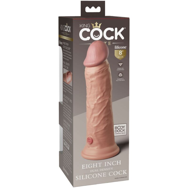 KING COCK - ELITE REALISTIC SILICONE DILDO 20,3 CM