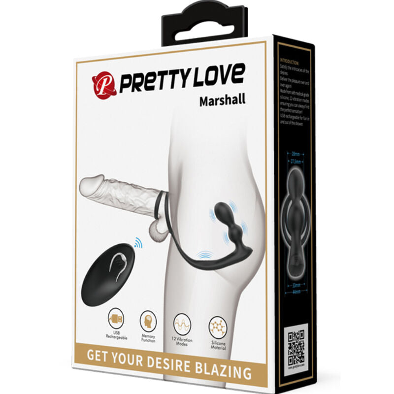 PRETTY LOVE - ΔΑΧΤΥΛΙΔΙ ΠΕΟΥΣ MARSHALL ΜΕ ΔΟΝΗΤΙΚΟ ΠΡΩΚΤΙΚΟ ΠΩΜΑ ΜΕ ΤΗΛΕΧΕΙΡΙΣΤΗΡΙΟ