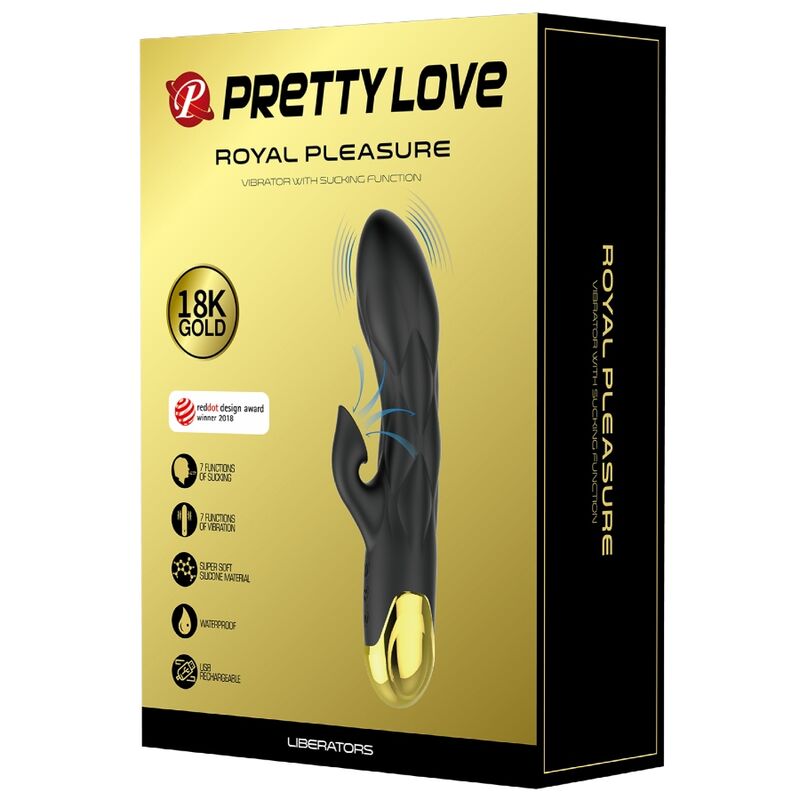 PRETTY LOVE - ΜΑΥΡΟΣ ΕΠΑΝΑΦΟΡΤΙΖΟΜΕΝΟΣ ΕΠΙΧΡΥΣΩΜΕΝΟΣ ΠΟΛΥΤΕΛΕΗΣ ΔΟΝΗΤΗΣ