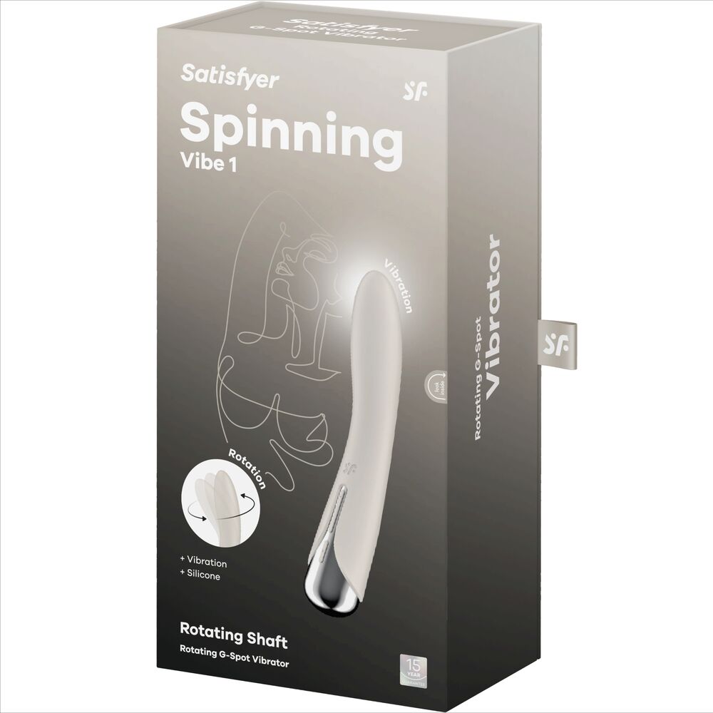 SATISFYER - SPINNING VIBE 1 ΜΠΕΖ ΠΕΡΙΣΤΡΕΦΟΜΕΝΟΣ ΔΟΝΗΤΗΣ G-SPOT