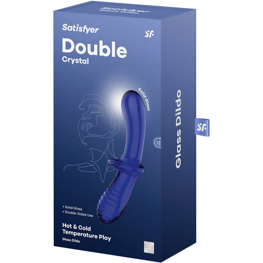 SATISFYER - ΔΙΠΛΟ ΚΡΥΣΤΑΛΛΙΚΟ ΟΜΟΙΩΜΑ ΜΠΛΕ
