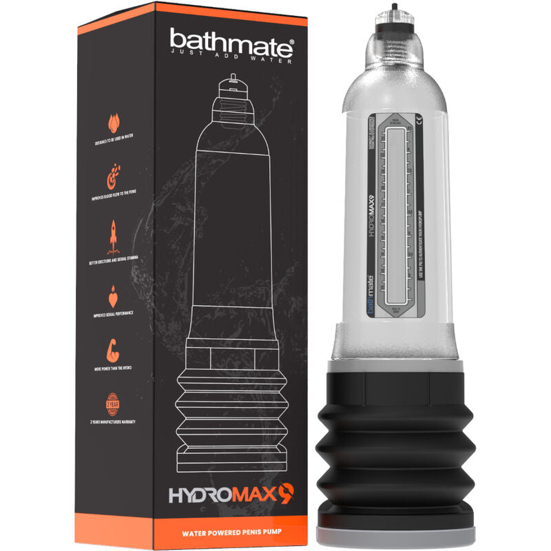 BATHMATE - HYDROMAX 9 ΔΙΑΦΑΝΗΣ ΑΝΤΛΙΑ ΜΕΓΕΘΟΥΣ ΠΕΟΥΣ