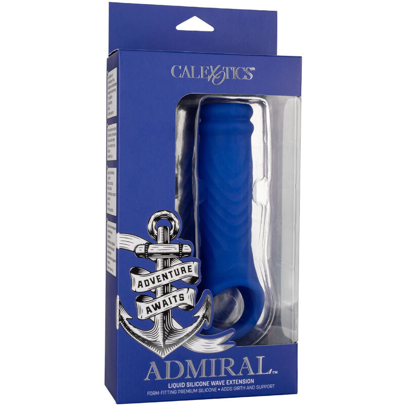 CALEXOTICS - Υγρό κάλυμμα πέους ADMIRAL WAVE σιλικόνης μπλε