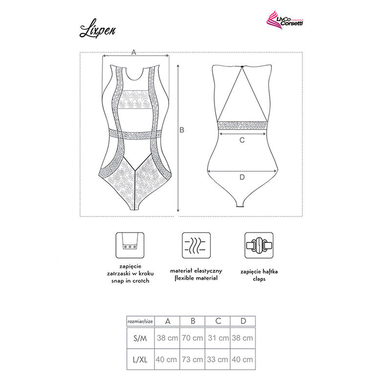 LIVCO CORSETTI FASHION - LIXPEN LC 90612 ΣΩΜΑ ΜΑΥΡΟ