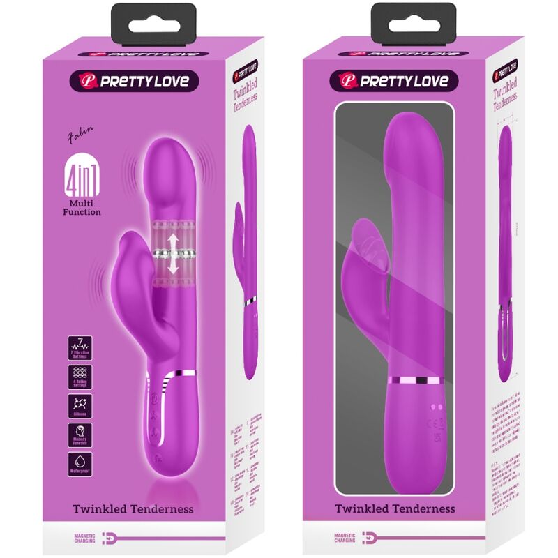 ΔΟΝΗΤΗΣ PRETTY LOVE - RABBIT PEARLS VIOLET