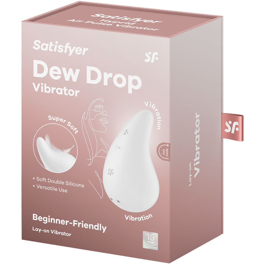 SATISFYER - ΔΟΝΗΤΗΣ DEW DROP ΛΕΥΚΟΣ