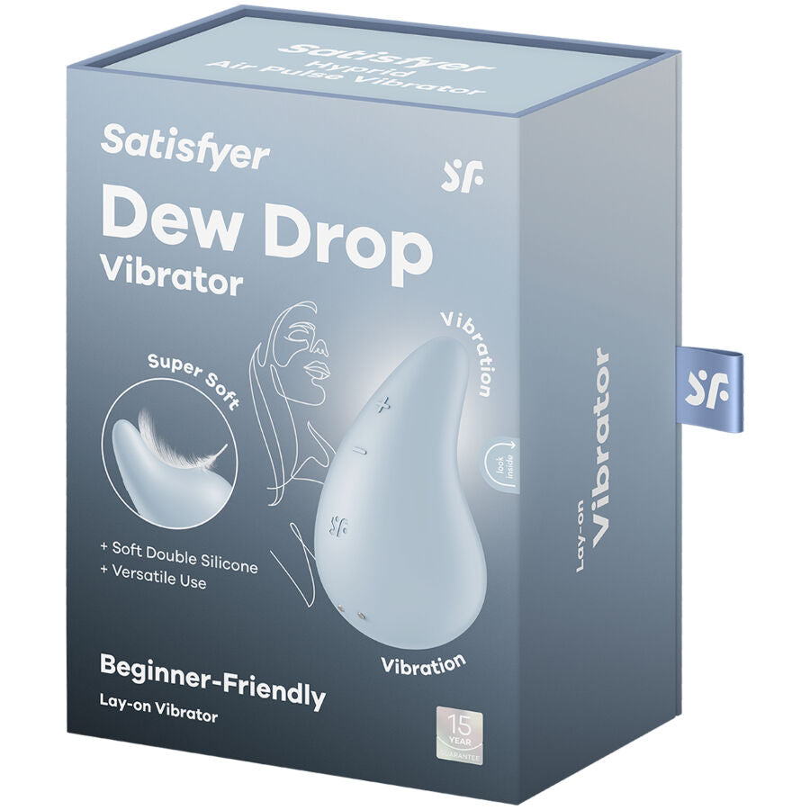 SATISFYER - ΔΟΝΗΤΗΣ DEW DROP ΜΠΛΕ