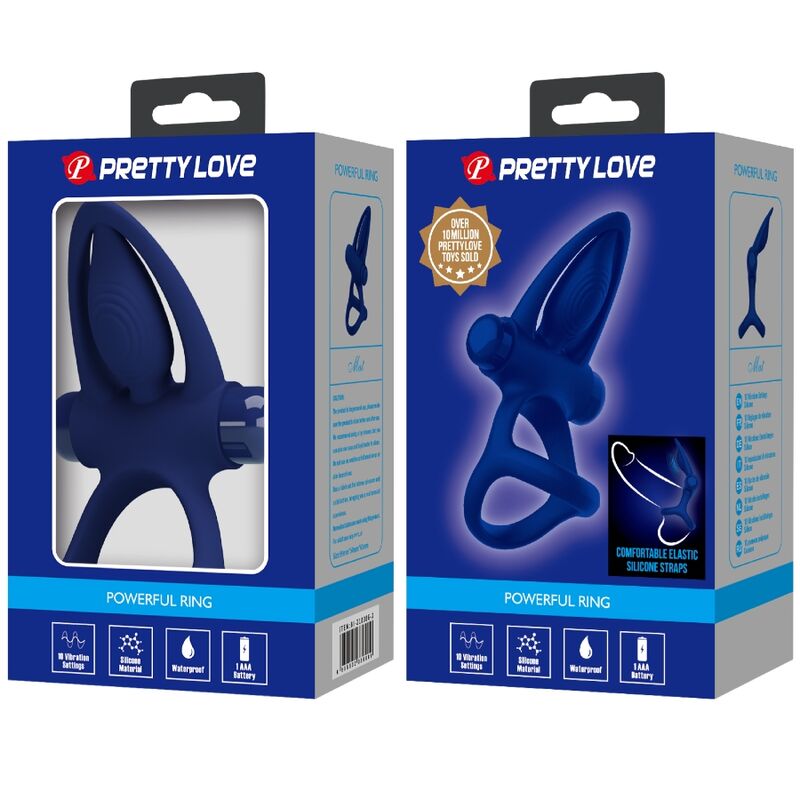 PRETTY LOVE - ΔΙΠΛΟ ΔΑΧΤΥΛΙΔΙ ΜΑΤ ΜΕ ΔΟΝΗΣΗ & ΔΙΕΓΕΡΤΗ ΜΠΛΕ