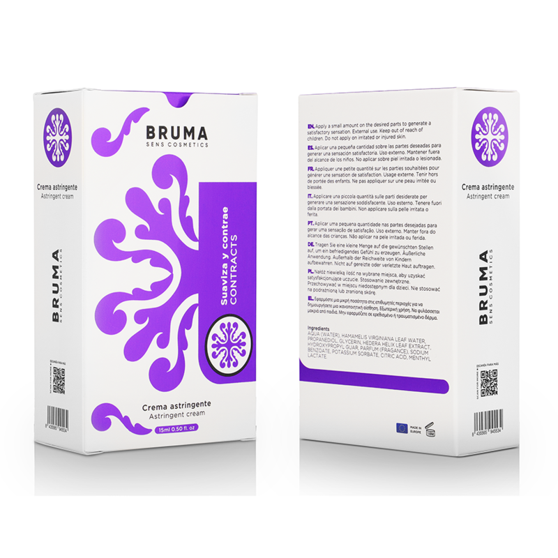 BRUMA - Στυπτική Κρέμα Υπερ-Ολισθαίνουσα 15 ml