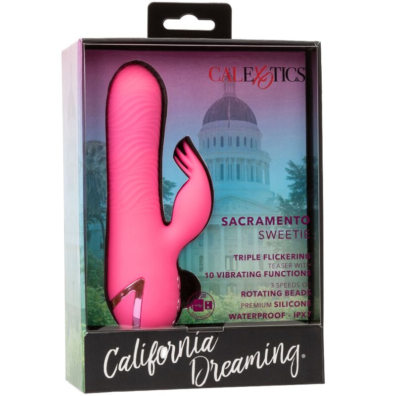 CALEXOTICS - ΔΟΝΗΤΗΣ SACRAMENTO SWEETIE ROZER RABBIT PINK BY CALIFORNIA DREAMING