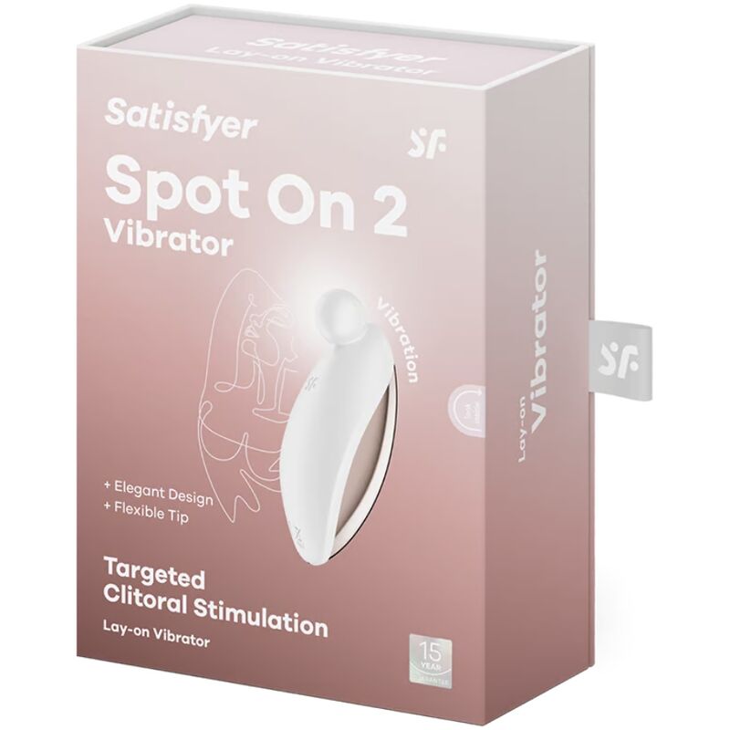 Δονητής SATISFYER - SPOT ON 2 LAY-ON ΛΕΥΚΟΣ