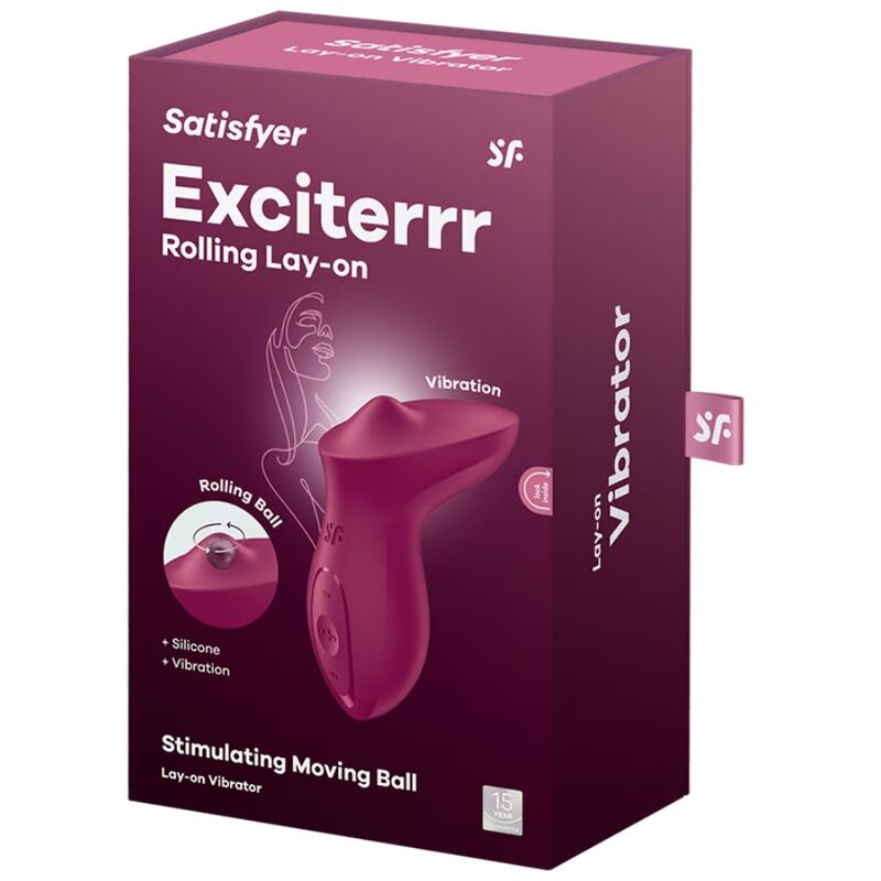 SATISFYER - ΔΟΝΗΤΗΣ ΚΛΕΙΤΟΡΙΔΑΣ EXCITERRR ΜΕ ΜΟΥΡΟ ΠΟΥ ΞΑΠΛΩΝΕΤΑΙ