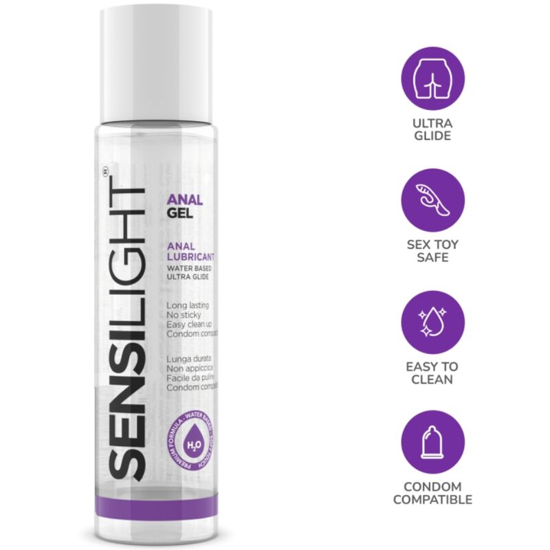 INTIMATELINE - SENSILIGHT Πρωκτικό Τζελ Συρόμενου Πρωκτού 60 ml