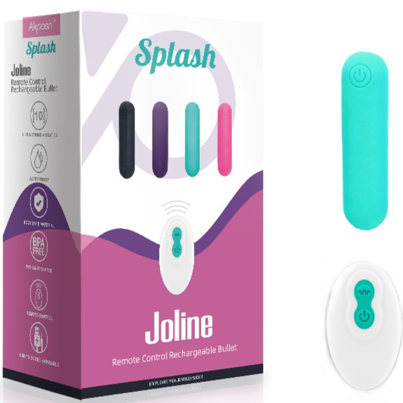 ARMONY - ΔΟΝΗΤΗΣ SPLASH JOLINE ΤΗΛΕΧΕΙΡΙΣΤΗΡΙΟ ΣΙΛΙΚΟΝΗΣ BULLET 10 ΔΟΝΗΣΕΙΣ 65 X 15 CM ΠΡΑΣΙΝΟ