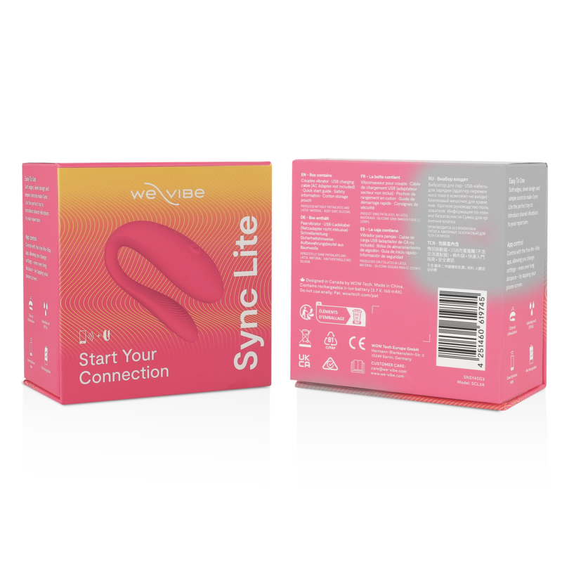 WE-VIBE - SYNC LITE ΔΙΕΓΕΡΤΗΣ ΚΛΕΙΤΟΡΙΔΑΣ ΡΟΖ