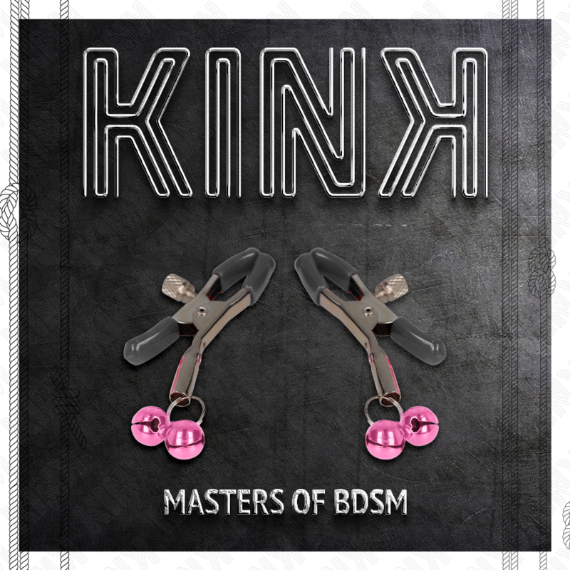 KINK - Σφιγκτήρας θηλής με διπλή καμπάνα ροζ 6 cm
