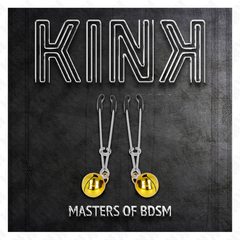 KINK - ΛΕΠΤΟΙ ΣΦΙΓΚΤΗΡΕΣ ΘΗΛΗΣ ΜΕ ΚΟΥΜΠΙ ΧΡΥΣΟΙ 7 CM