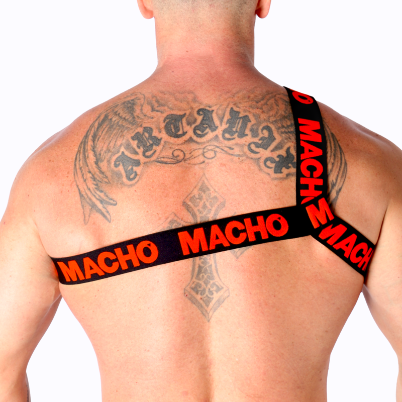 MACHO - ROMAN HARNESS ΚΟΚΚΙΝΟ S/M