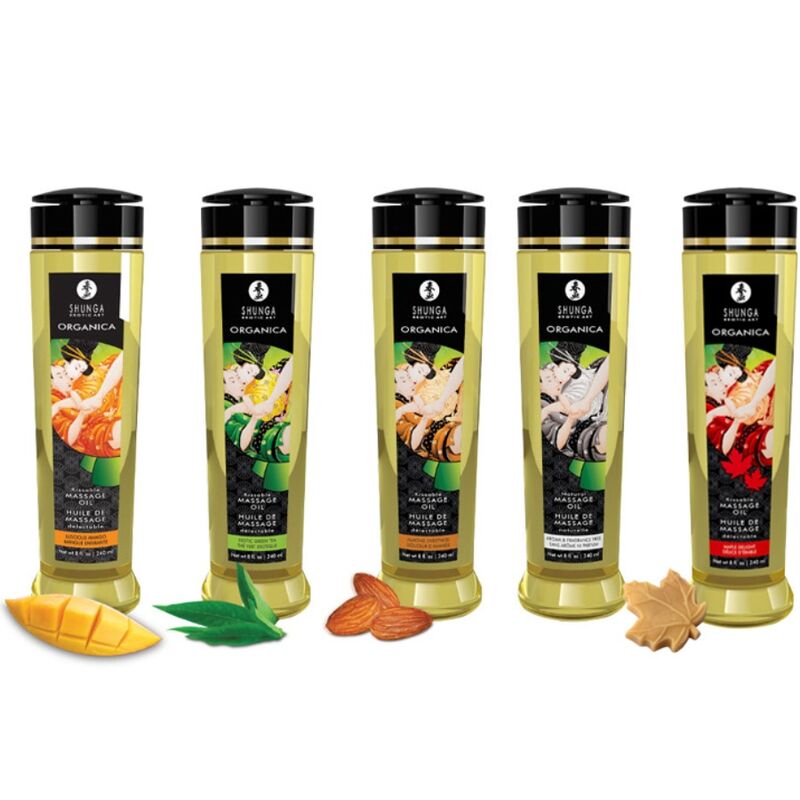 SHUNGA - ΒΙΟΛΟΓΙΚΟ ΛΑΔΙ ΜΑΣΑΖ ΜΑΝΓΚΟ 240 ML