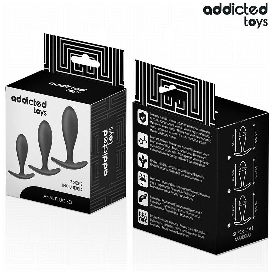 ADDICTED TOYS - ΣΕΤ 3 ΠΡΩΚΤΙΚΩΝ ΣΥΣΦΙΞΕΩΝ ΣΙΛΙΚΟΝΗΣ ΜΟΝΤΕΛΟ 2