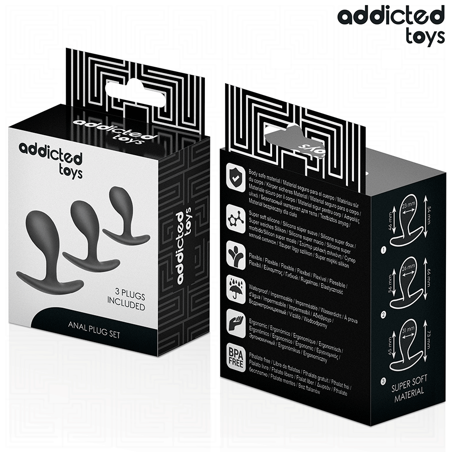 ADDICTED TOYS - ΣΕΤ 3 ΠΡΩΚΤΙΚΩΝ ΣΥΣΚΕΥΩΝ ΣΙΛΙΚΟΝΗΣ ΜΟΝΤΕΛΟ 3